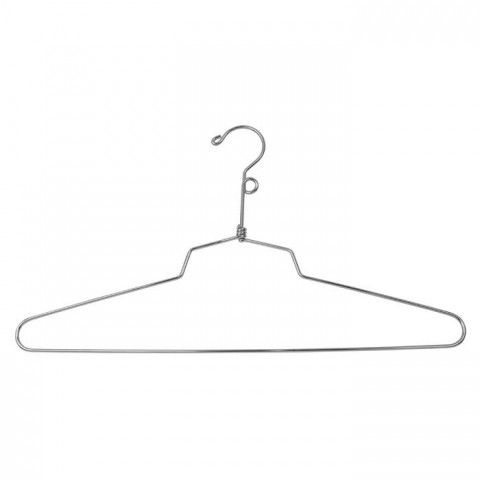 Chrome Wire Dress/Blouse Hanger 16"