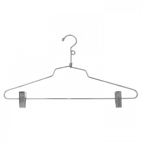 Chrome Wire Suit Hanger/Loop Hook 16"