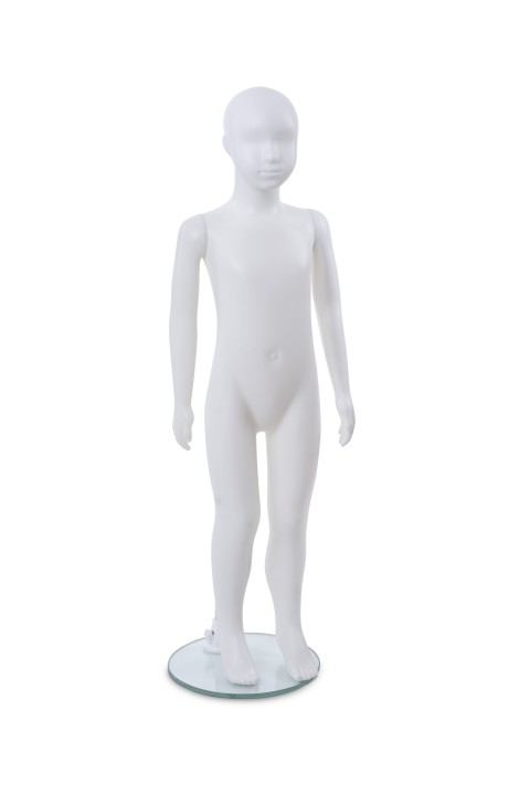 White Unbreakable Children's Mannequin-5-6 yrs White Unbreakable Children's Mannequin-5-6 yrs