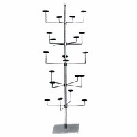 Chrome Hat Rack Display