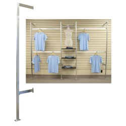 Satin Chrome Or Matte Black Outrigger Wall System