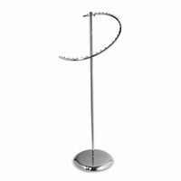 Chrome Spiral Belt Tie Rack