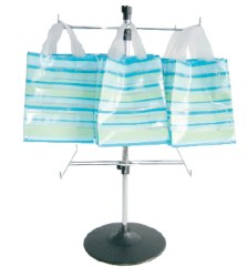 Revolving Countertop Bag Rack