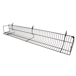 Black Gridwall Video Shelving 48"