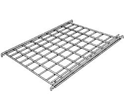 Straight Gridwall Shelving 15"x24"