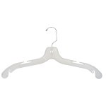 White Bridal Gown Hangers 17"