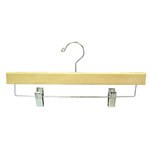 Natural Wooden Skirt Pant Hanger 14"