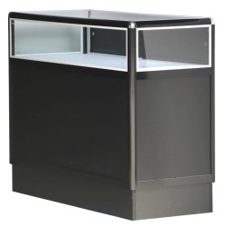 Black Aluminum Display Showcases