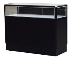 Black Aluminum 1/3rd Vision Jewelry Showcases