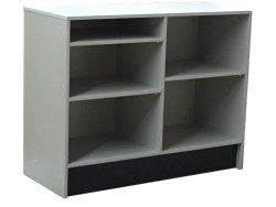 Grey Cash Wrap Counter 48"x20"x38"