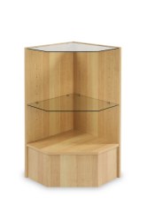 Corner Display Showcase 18"x18"x38"