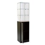 Glass Display Tower Showcase 20"x18"x72"