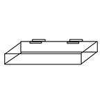 Acrylic Slatwall Tray