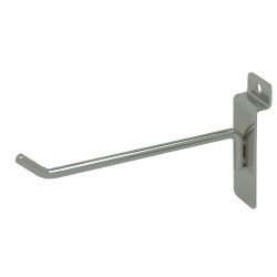 Satin Chrome Slatwall Hooks