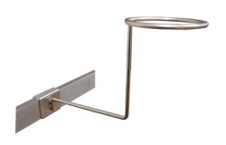 Satin Chrome U Bar Hat Display