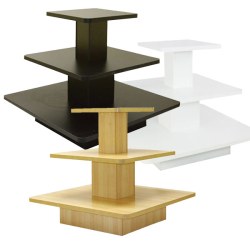 Square 3 Tier Display Table
