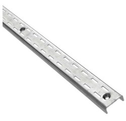 Zinc Medium Weight Double Slotted Wall Standards