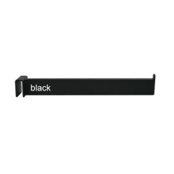 Black U Bar Faceout 12"