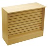Slatwall Front Customer Counter Cash Wrap 48"x20"x38" - Maple