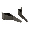 Pipeline Shelving Brackets - Anthracite Gray