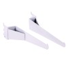 Pipeline Shelving Brackets - Gloss White