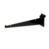 Slatwall Knife Edge Shelving Brackets 10" - Black