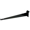 Slatwall Knife Edge Shelving Brackets 14" - Black
