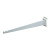 Slatwall Knife Edge Shelving Brackets 14" - White