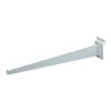 Slatwall Knife Edge Brackets 16" - White