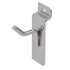 Slatwall Display Hook 1" - Chrome