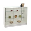 Full Vision Showcase Display Cabinet 48"x18"x38" - White