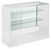 Full Vision Showcase Display Cabinet 48"x18"x38" - White