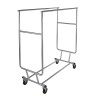 Double Bar Collapsible Rolling Rack