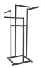 Black 4 Arm Clothing Rack