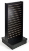 Slatwall Display Tower 25 1/2"x24"x54" - Black