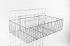 Gridwall Display Basket 24"x12"x6" - Black
