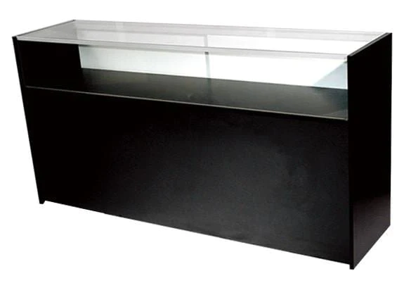 Jewelry 1/3 Vision Showcase Cabinet 48"x20"x38" - Black