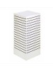 Slatwall Cube Towers 24"x24"x54" - White