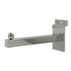 Slatwall Square Tube Faceouts 12" - Chrome