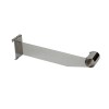 Gridwall Round Tube Hangrail Brackets - 1" - 1 1/16""