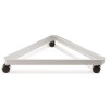 Triangle Gridwall Display Stand - White