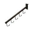 Gridwall/Slatgrid 5 Hook Waterfalls - Black