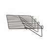 Gridwall Straight Wire Shelf 12"x24" - Black