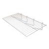 Gridwall Straight Wire Shelf 12"x24" - Chrome