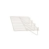 Gridwall Straight Wire Shelf 12"x24" - White