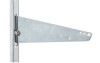 Heavy Duty Shelving Bracket 12"x1"slot - Chrome