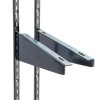 Satin Zinc Heavy Duty Wood Brackets-Shelving Brackets - 8"