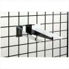 Gridwall Knife Edge Shelving Brackets 14" - Black
