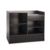 Customer Cash Wrap Counter 48"x18"x38" - Black