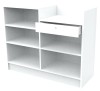 Customer Cash Wrap Counter 48"x18"x38" - White